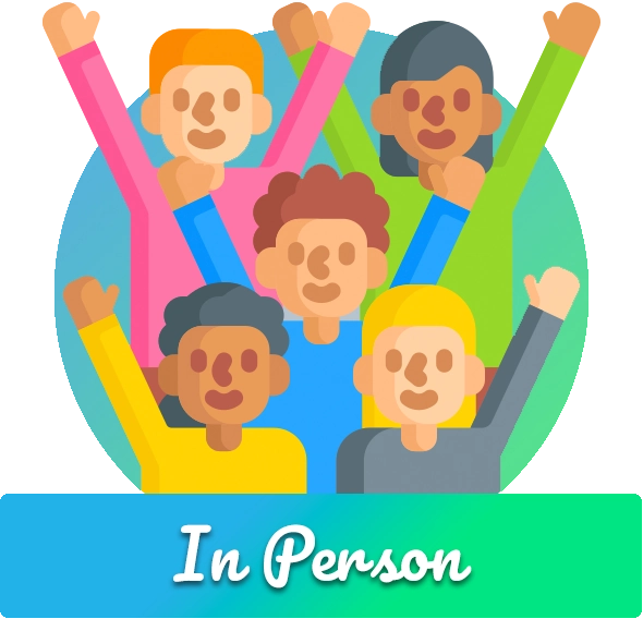 You can meet your group in the real world!